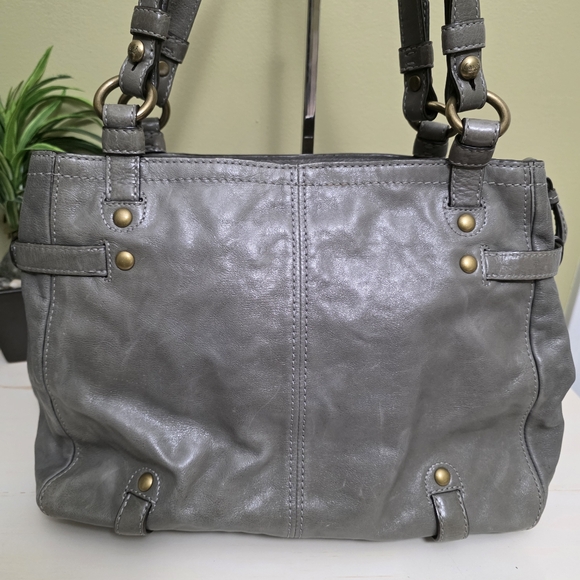 COACH | Legacy Garcia Grey Leather Shoulder Bag - Picture 5 of 13
